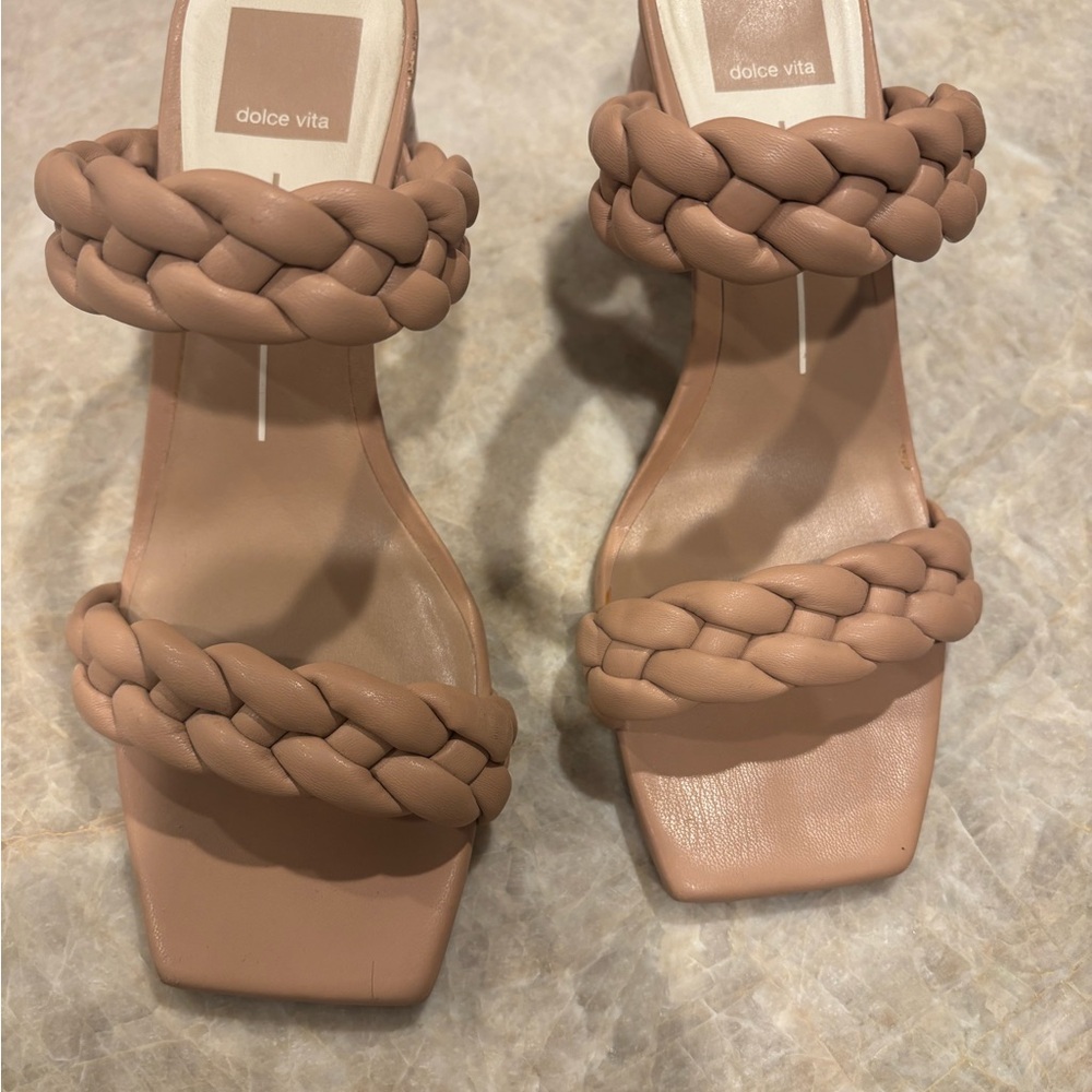 Dolce Vita Women's Nude Braided Sandals